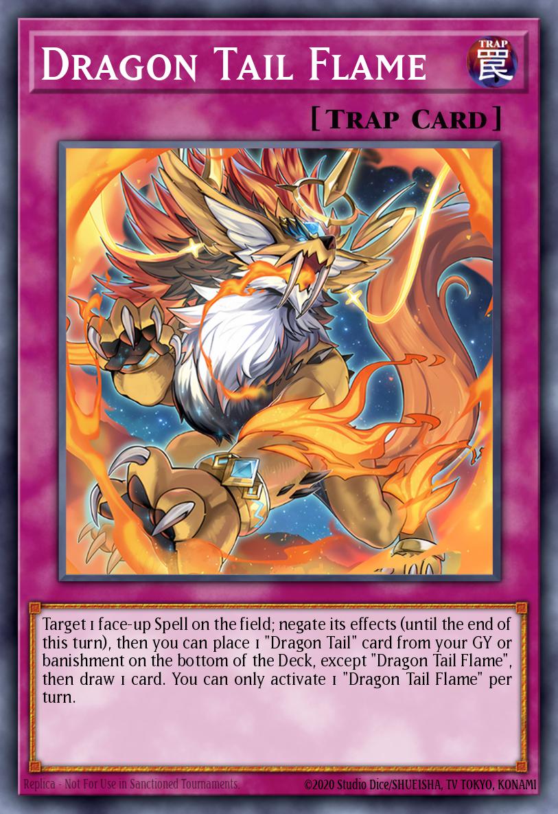 Dracotail Flame - JUSH-EN011 - 1st Edition - Super Rare