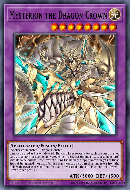 Mysterion the Dragon Crown - JUSH-EN013 - 1st Edition - Rare