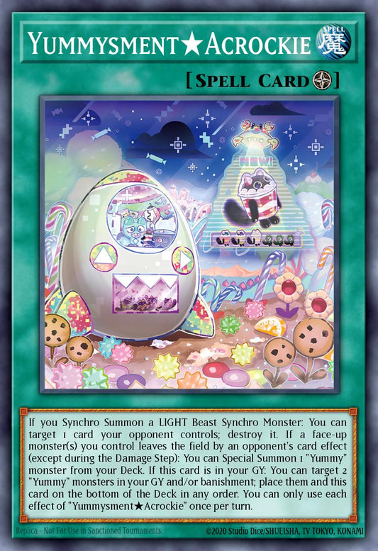 Yummyusment Acroquey - JUSH-EN024 - 1st Edition - Super Rare
