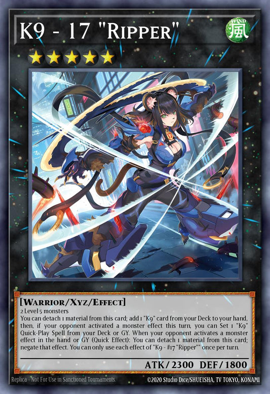K9-17 “Ripper” - JUSH-EN035 - 1st Edition - Super Rare