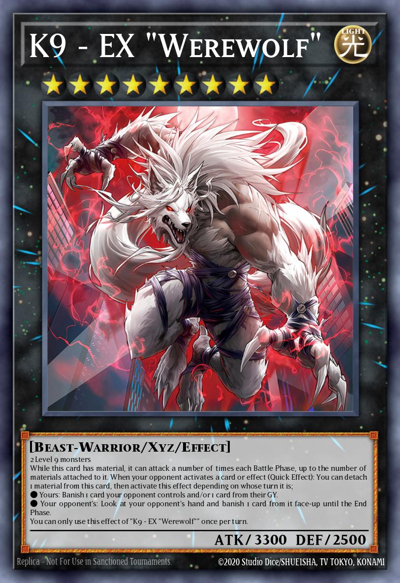 K9-X “Werewolf” - JUSH-EN037 - 1st Edition - Super Rare