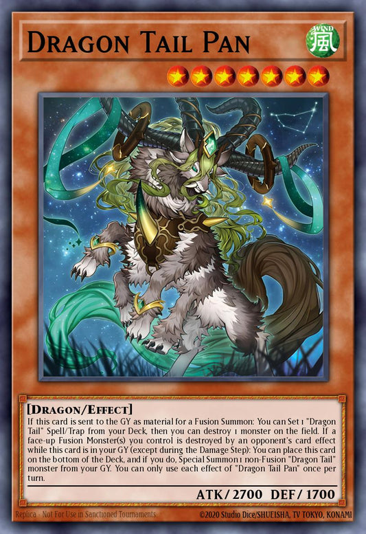 Dracotail Pan - JUSH-EN003 - 1st Edition - Super Rare