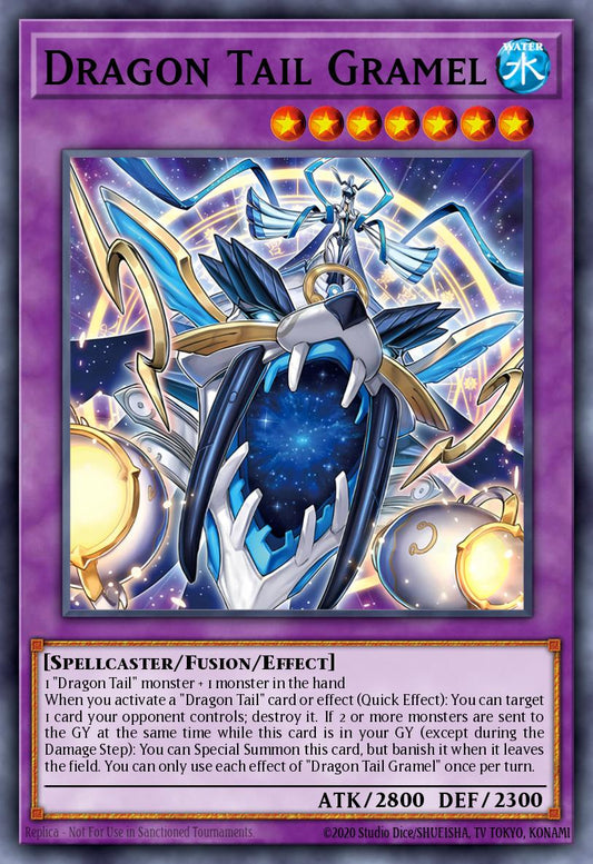 Dracotail Gulamel - JUSH-EN007 - 1st Edition - Super Rare