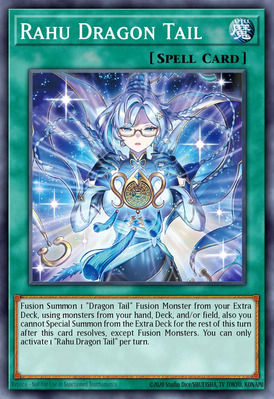 Rahu Dracotail - JUSH-EN009 - 1st Edition - Super Rare