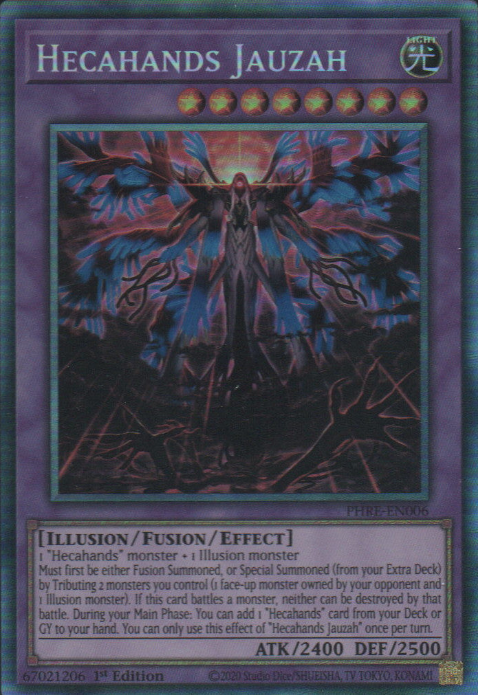 Hecahands Jauzah - PHRE-EN006 - 1st Edition - Collector's Rare