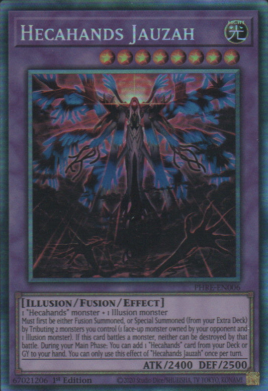 Hecahands Jauzah - PHRE-EN006 - 1st Edition - Collector's Rare