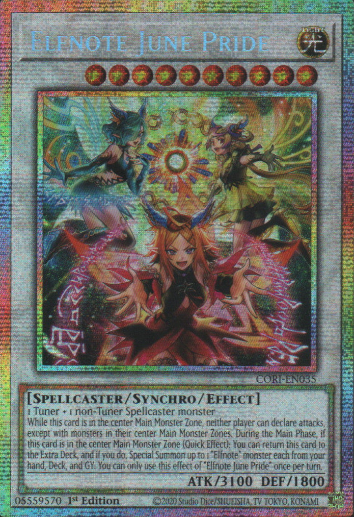 Elfnote June Pride - CORI-EN035 - 1st Edition - Starlight Rare