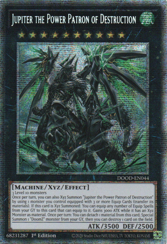 Jupiter the Power Patron of Destruction - DOOD-EN044 - 1st Edition - Starlight Rare