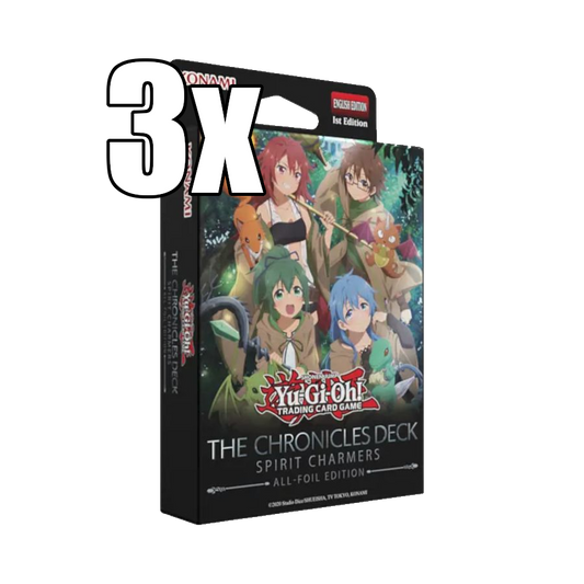 Yu-Gi-Oh - The Chronicles Deck: Spirit Charmers - Set of 3 Decks - Free Shipping