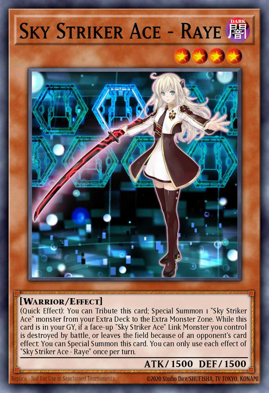 Sky Striker Ace - Raye - L26D-ENS01 - 1st Edition - Common