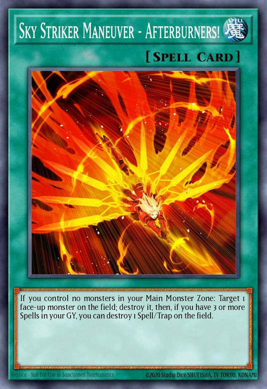 Sky Striker Maneuver - Afterburners! - L26D-ENS11 - 1st Edition - Common