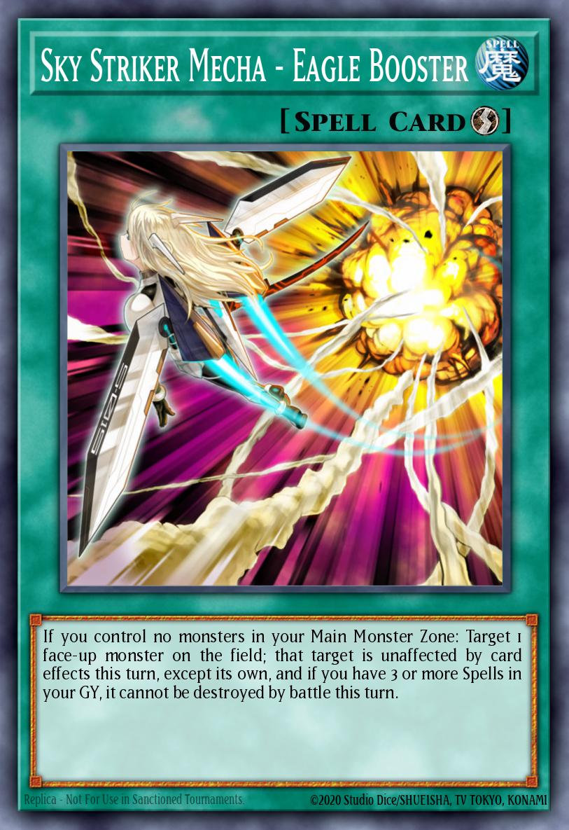 Sky Striker Mecha - Eagle Booster - L26D-ENS15 - 1st Edition - Common