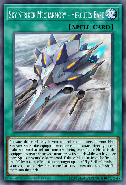 Sky Striker Mecharmory - Hercules Base - L26D-ENS17 - 1st Edition - Common