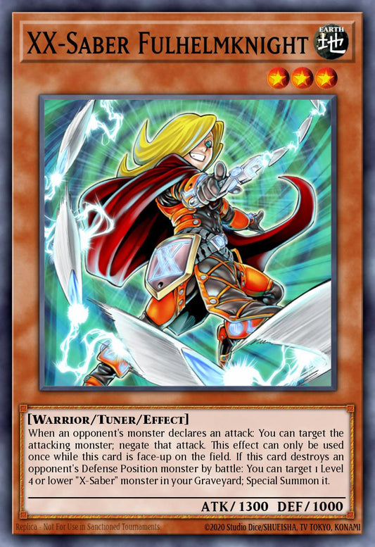 XX-Saber Fulhelmknight - L26D-ENX06 - 1st Edition - Common