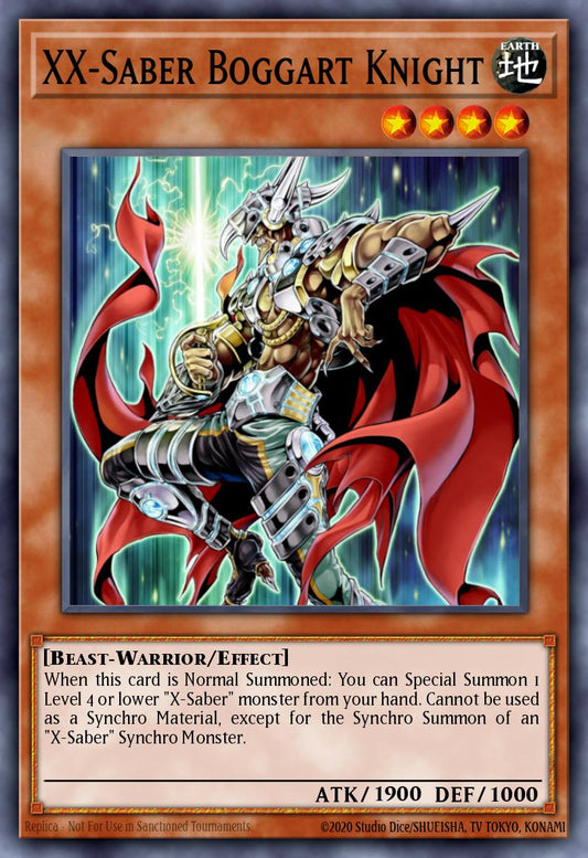 XX-Saber Boggart Knight - L26D-ENX09 - 1st Edition - Common