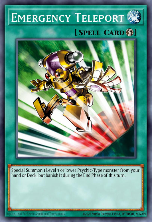 Emergency Teleport - L26D-ENX16 - 1st Edition - Common