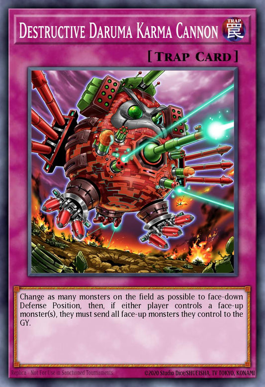 Destructive Daruma Karma Cannon - L26D-ENX28 - 1st Edition - Common