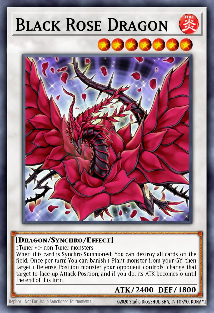 Black Rose Dragon - L26D-ENX31 - 1st Edition - Common