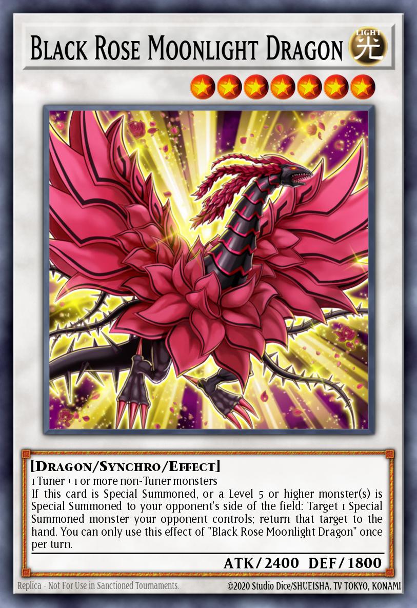 Black Rose Moonlight Dragon - L26D-ENX39 - 1st Edition - Common