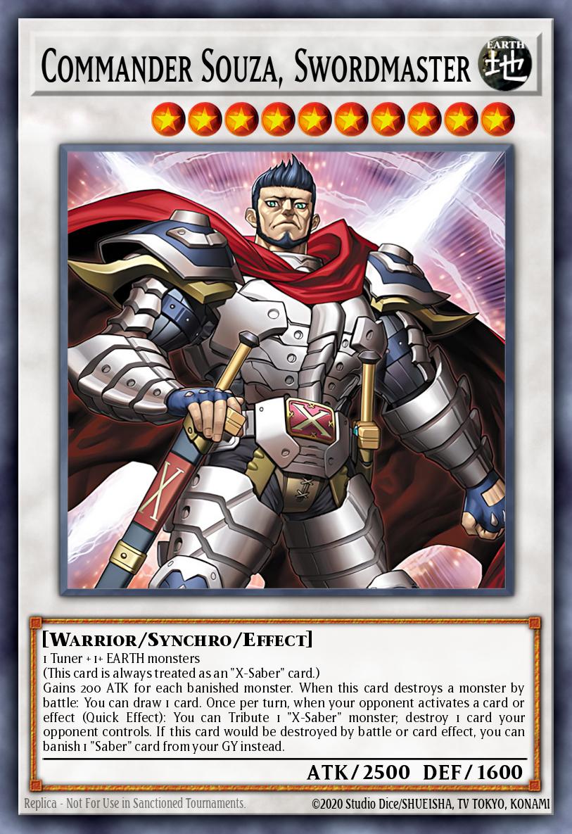 Commander Souza, Swordmaster - L26D-ENX42 - 1st Edition - Ultra Rare