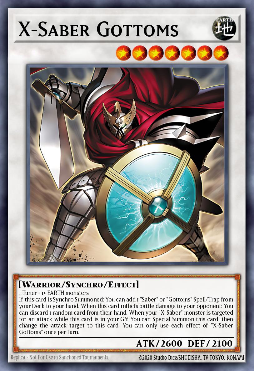 X-Saber Gottoms - L26D-ENX43 - 1st Edition - Ultra Rare