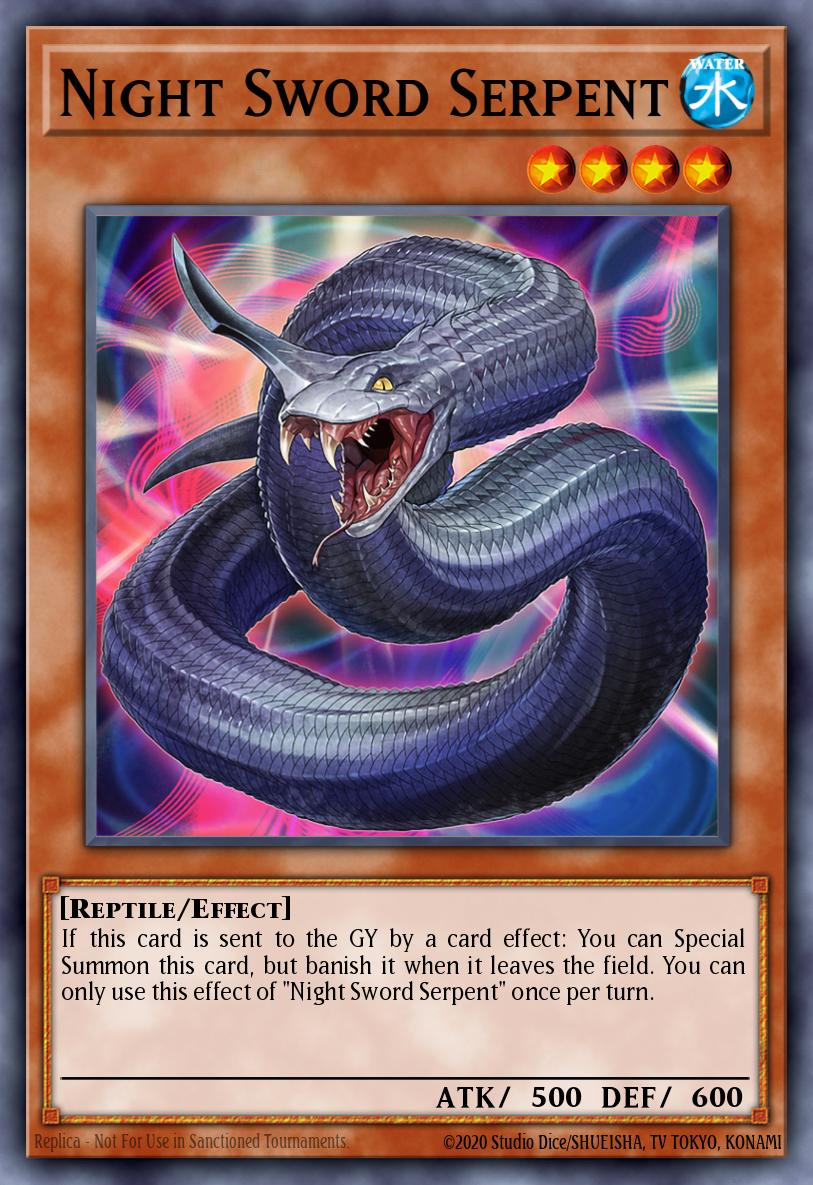 Night Sword Serpent - L26D-ENM03 - 1st Edition - Common