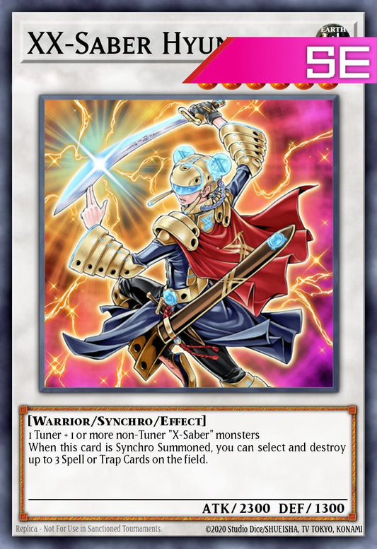XX-Saber Hyunlei - L26D-ENX35 - 1st Edition - Secret Rare