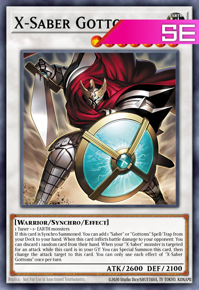 X-Saber Gottoms - L26D-ENX43 - 1st Edition - Secret Rare