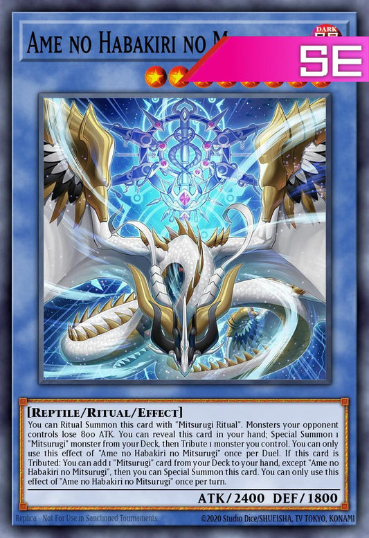 Ame no Habakiri no Mitsurugi - L26D-ENM10 - 1st Edition - Secret Rare