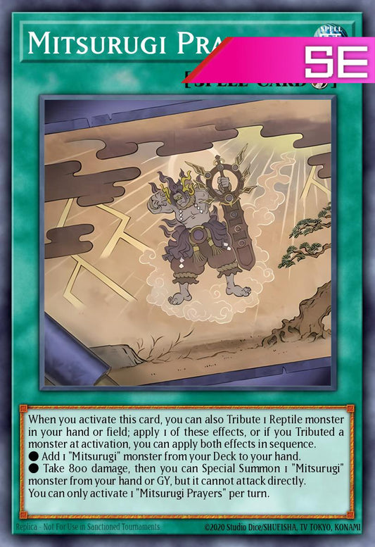 Mitsurugi Prayers - L26D-ENM14 - 1st Edition - Secret Rare