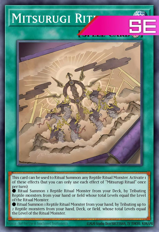 Mitsurugi Ritual - L26D-ENM15 - 1st Edition - Secret Rare