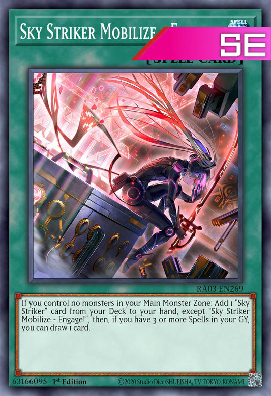 Sky Striker Mobilize - Engage! (alternate artwork) - L26D-ENS10 - 1st Edition - Secret Rare