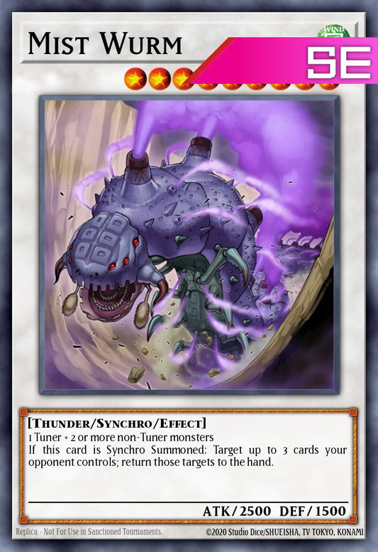 Mist Wurm - L26D-ENX29 - 1st Edition - Secret Rare