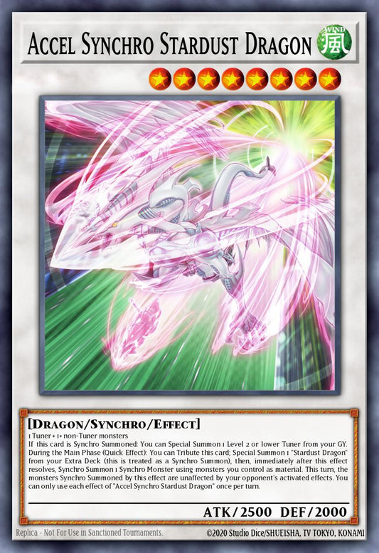 Accel Synchro Stardust Dragon - L5DD-ENY37 - 1st Edition - Common