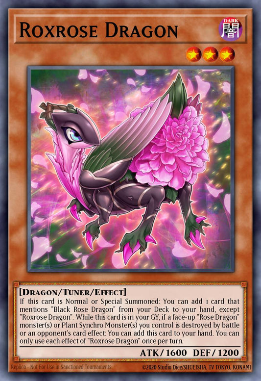Roxrose Dragon - L5DD-ENA12 - 1st Edition - Common