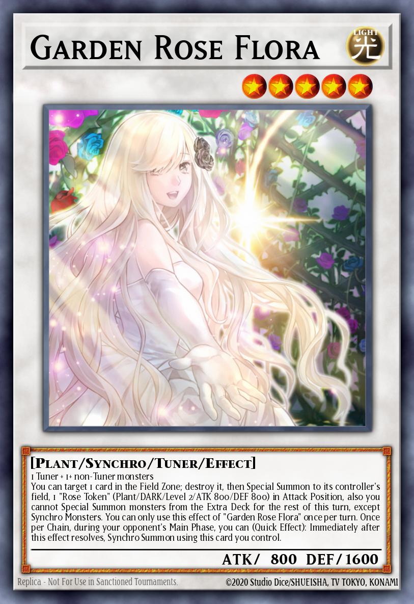 Garden Rose Flora - L5DD-ENA33 - 1st Edition - Common