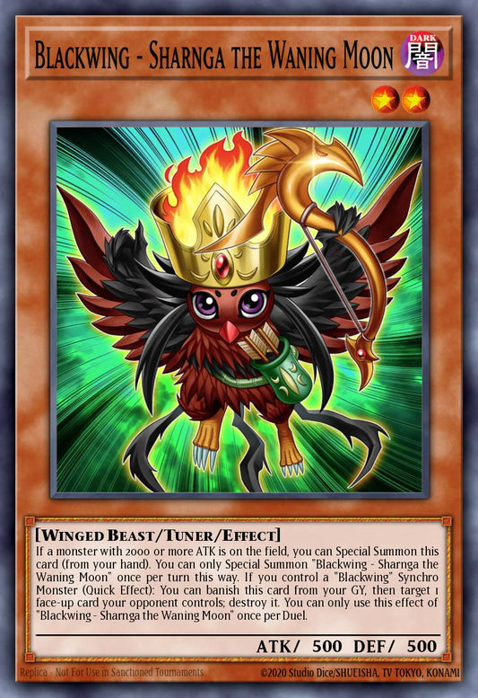 Blackwing - Sharnga the Waning Moon - L5DD-ENC06 - 1st Edition - Common