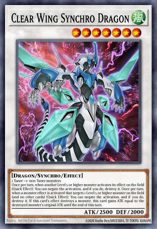 Clear Wing Synchro Dragon - LAVD-ENS24 - 1st Edition - Common