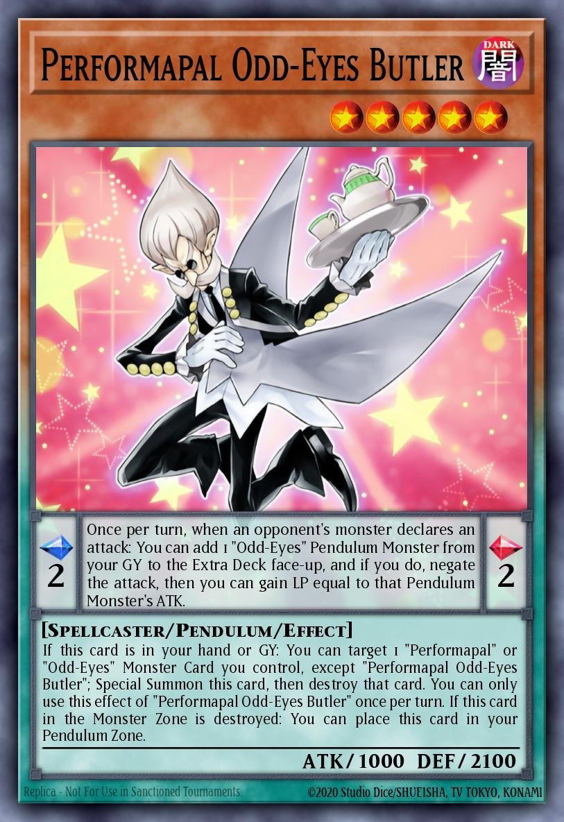Performapal Odd-Eyes Butler - LAVD-ENO13 - 1st Edition - Common