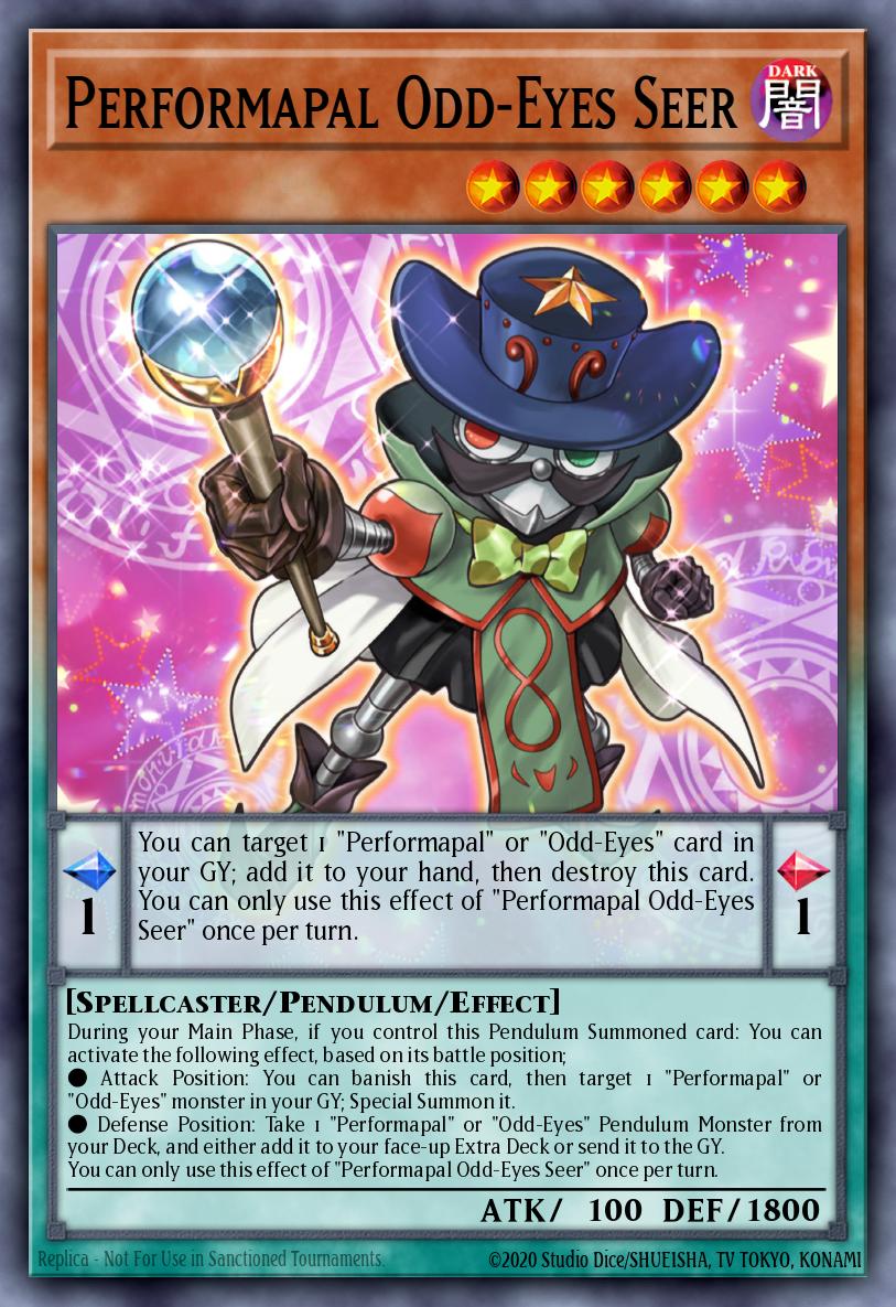 Performapal Odd-Eyes Seer - LAVD-ENO17 - 1st Edition - Common
