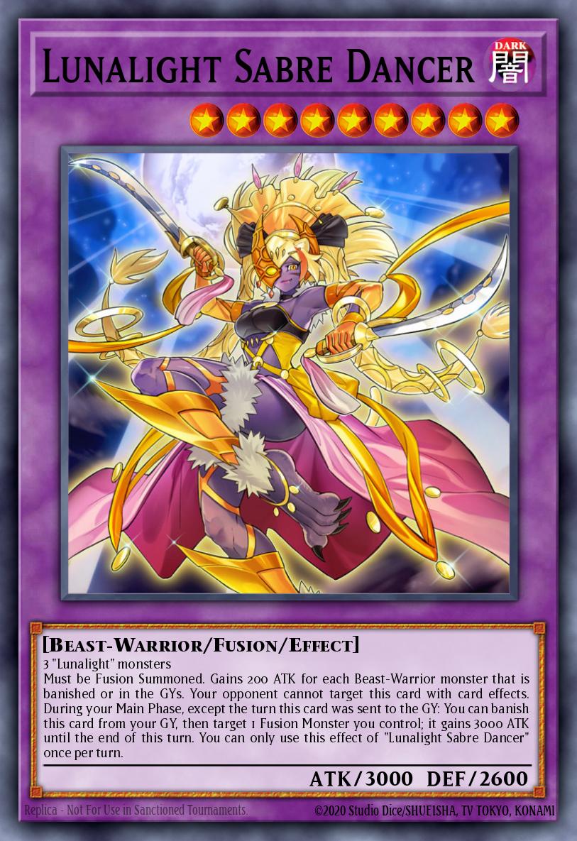Lunalight Sabre Dancer - LAVD-ENL33 - 1st Edition - Ultra Rare