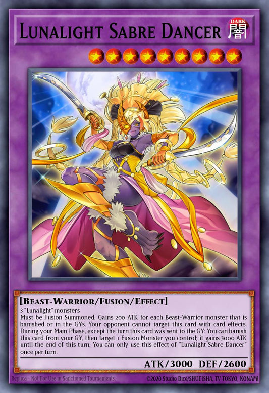 Lunalight Sabre Dancer - LAVD-ENL33 - 1st Edition - Ultra Rare