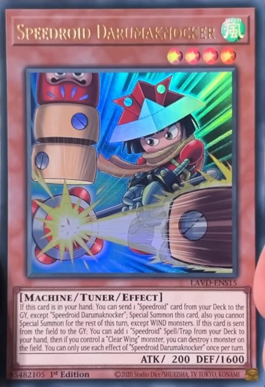 Speedroid Darumaknocker - LAVD-ENS15 - 1st Edition - Ultra Rare