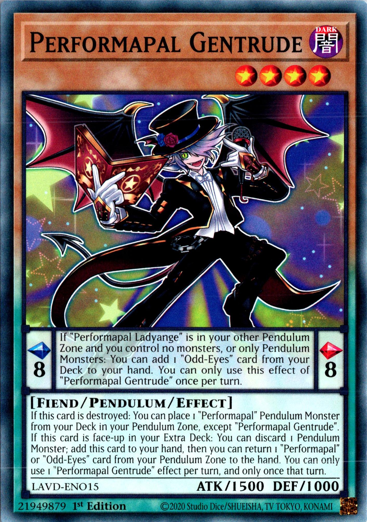 Performapal Gentrude - LAVD-ENO15 - 1st Edition - Common
