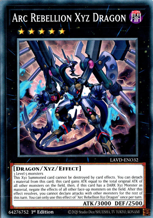 Arc Rebellion Xyz Dragon - LAVD-ENO32 - 1st Edition - Common