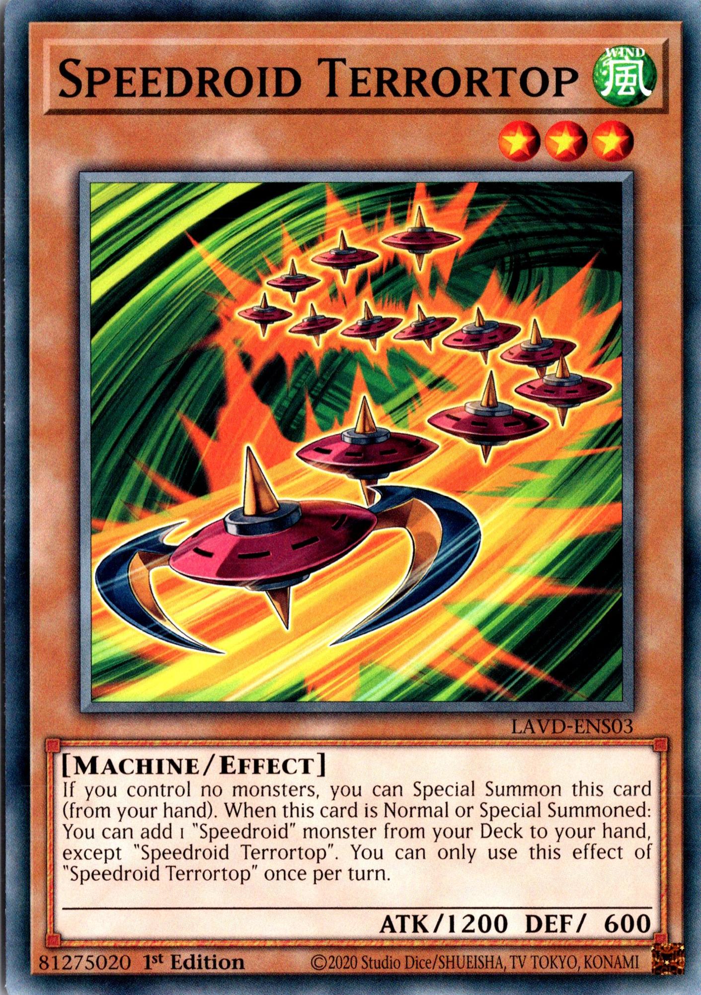 Speedroid Terrortop - LAVD-ENS03 - 1st Edition - Common