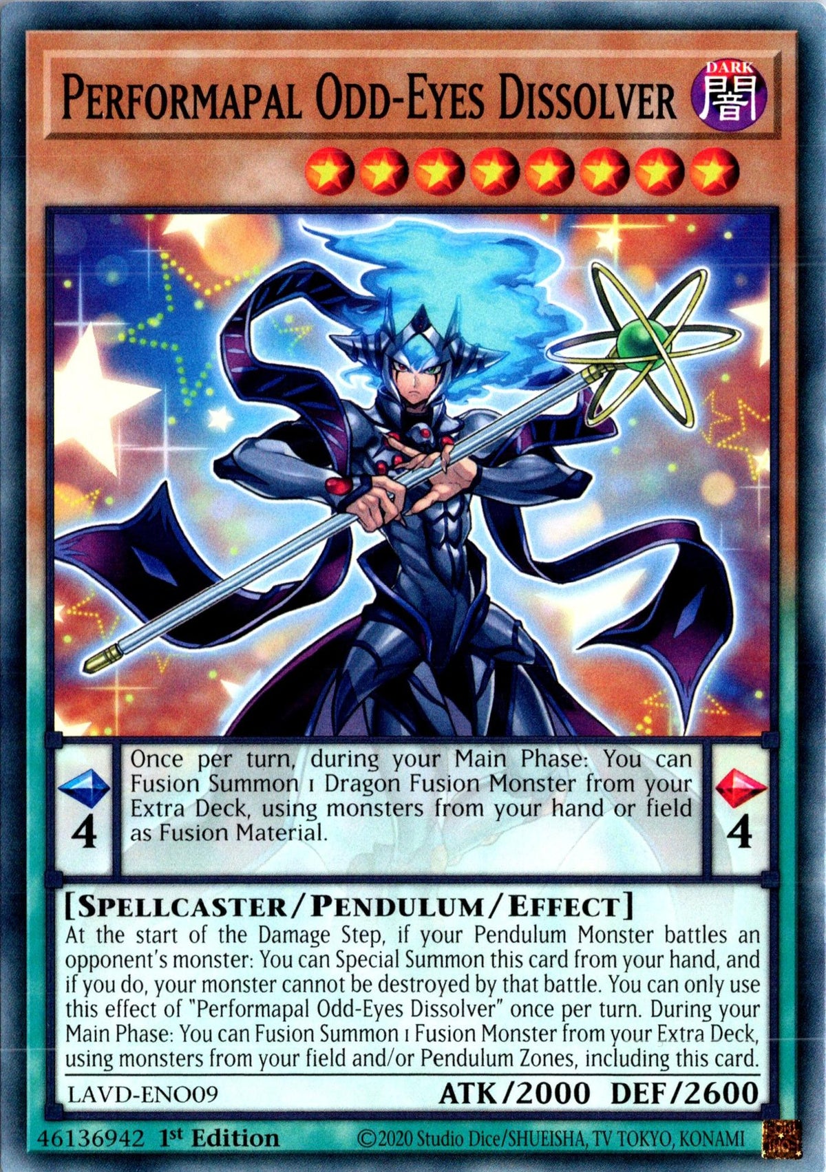 Performapal Odd-Eyes Dissolver - LAVD-ENO09 - 1st Edition - Common