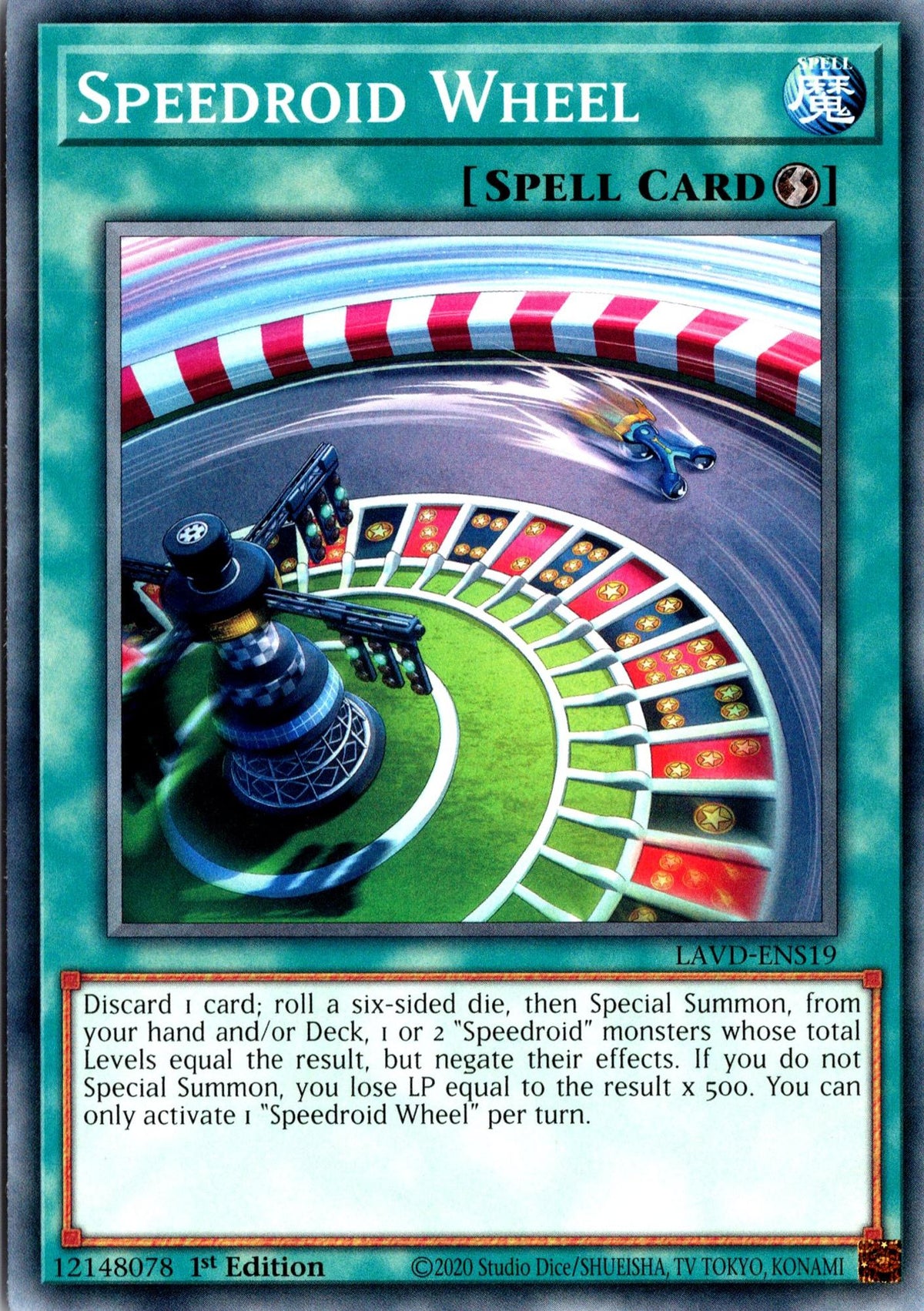 Speedroid Wheel - LAVD-ENS19 - 1st Edition - Common