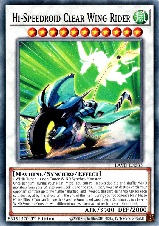 Hi-Speedroid Clear Wing Rider - LAVD-ENS33 - 1st Edition - Common