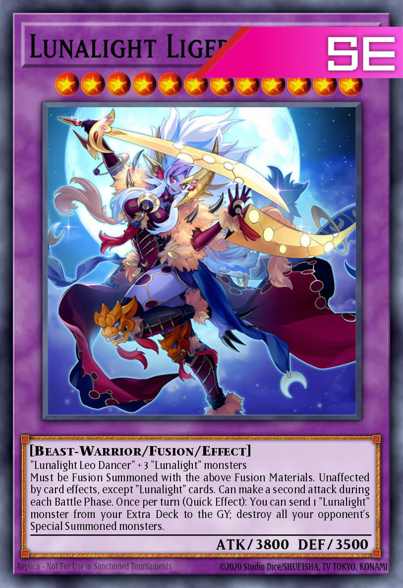 Lunalight Liger Dancer - LAVD-ENL34 - 1st Edition - Secret Rare